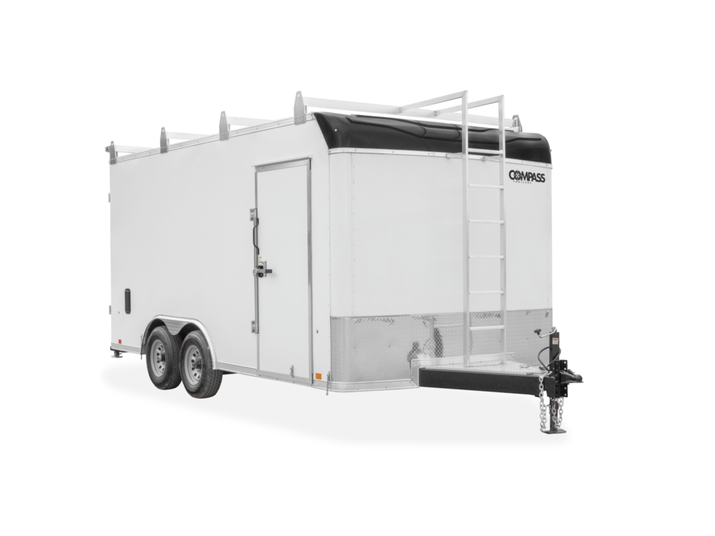 Compass Acacia Deluxe Contractor Cargo Trailer Front