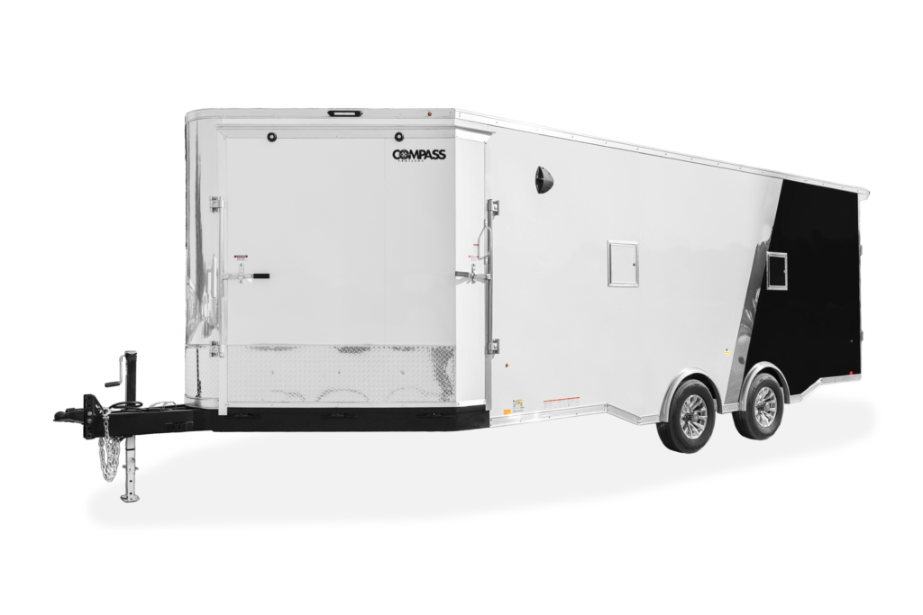 Compass Canyon Motorsport Motorcycle Trailer Front Closed