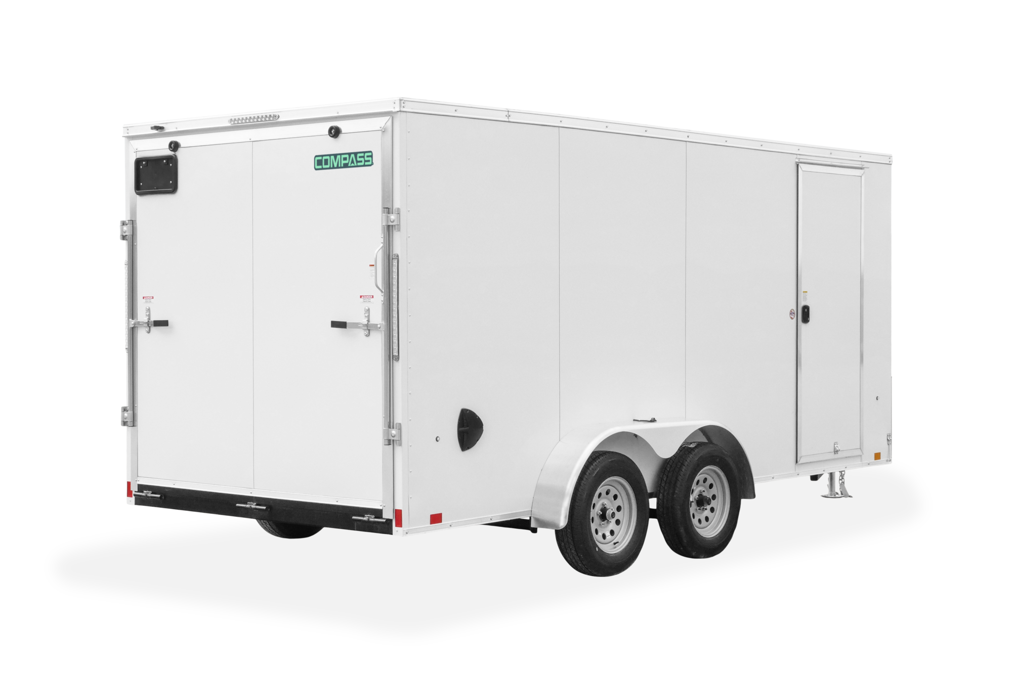 Compass Jasper SE V Nose Cargo Trailer Rear