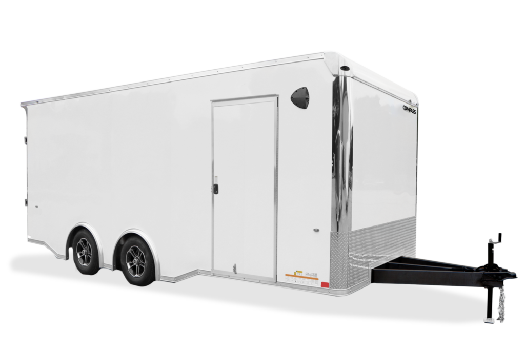 Compass Canyon Race Enclosed Car Trailer Front 1536x1024 2