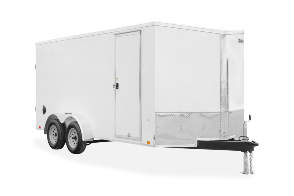 Compass Jasper SE V Nose Cargo Trailer Front 1536x1025 2
